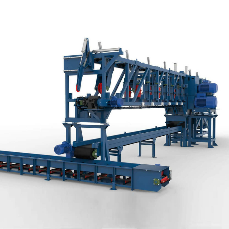 Бревнопильный гусеничный станок БГ 35-55 Линия