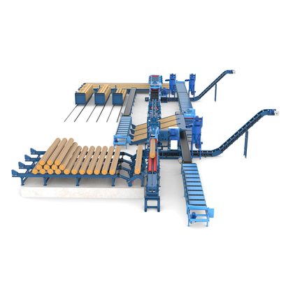 Лесопильная линия Форта с возвратом необрезной доски