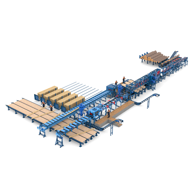 Лесопильная линия Сибирь базовый вариант