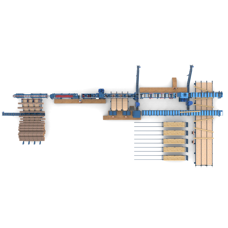 Лесопильная линия Сибирь базовый вариант