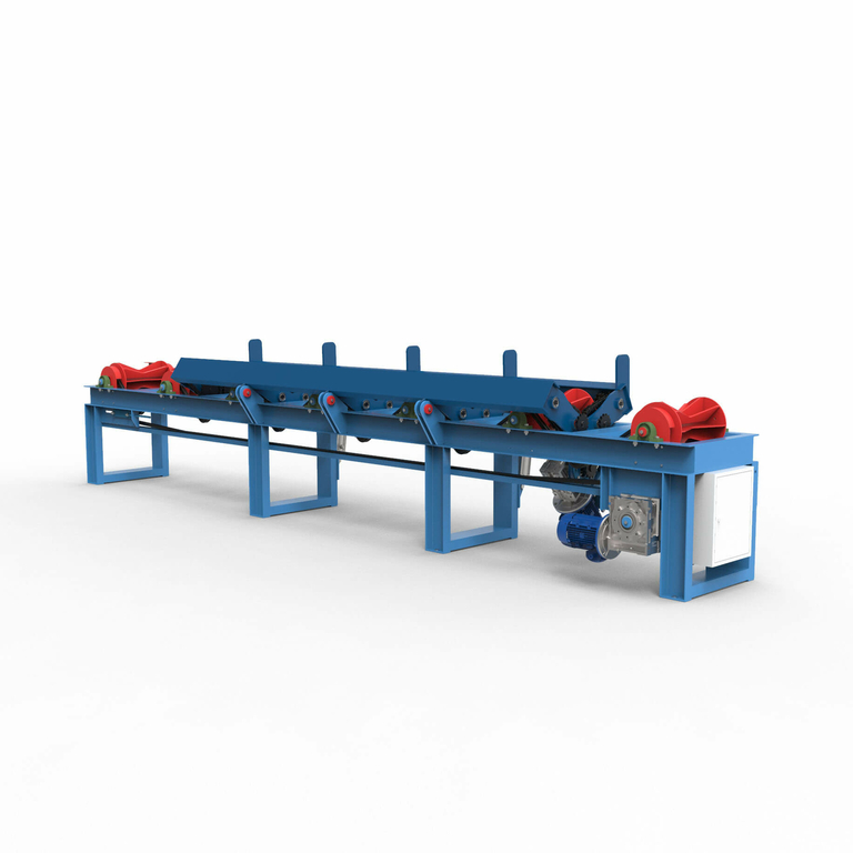 Рольганг-кантователь для бревен