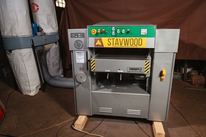 Рейсмусовый станок СР6-10 с шейперным (15*15*2,5 - размер пластин установленных на валу) ножевым валом