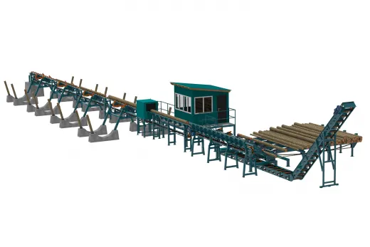 Линия сортировки бревна Cronver LSB 300