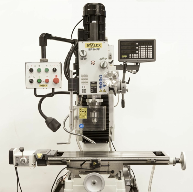 Фрезерно-сверлильный станок Stalex BF50PF,1000х240 мм,X-autofeed, с УЦИ, 380В