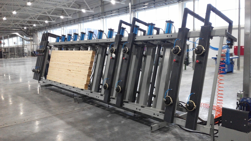 Пресс гидравлический для склеивания бруса и щита SLH-GRP