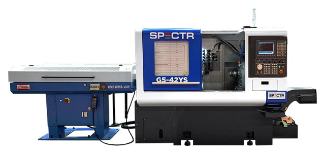 Токарно-фрезерный центр с ЧПУ SPECTR G5 - 60YS + противошпиндель