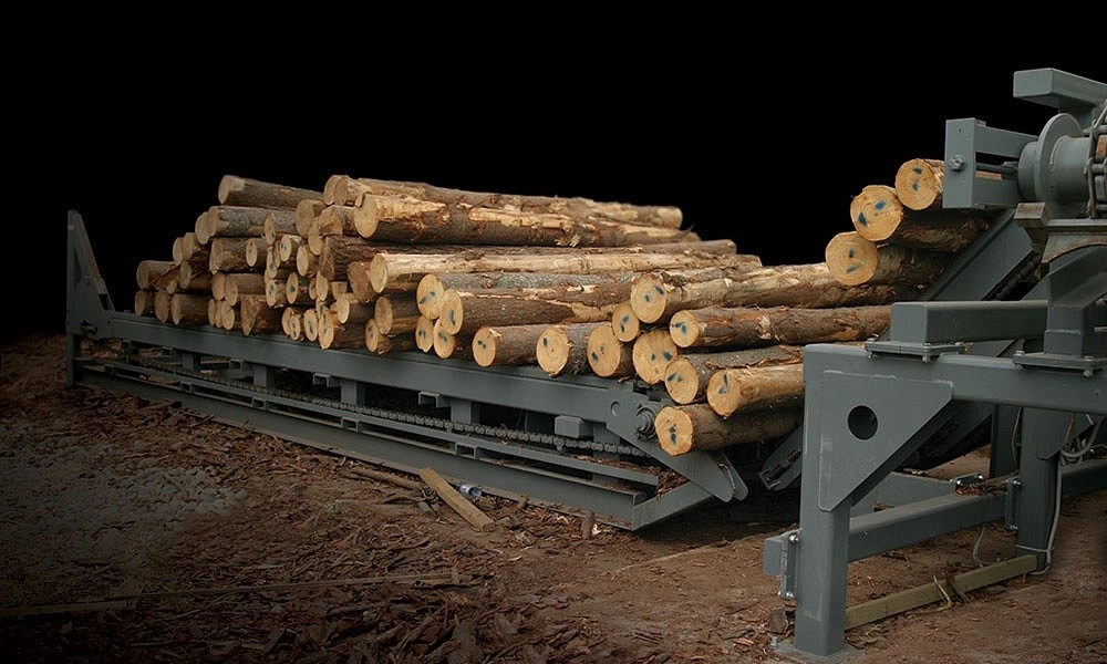 Автоматизированная эстакада для ленточных горизонтальных пилорам MEBOR MLD