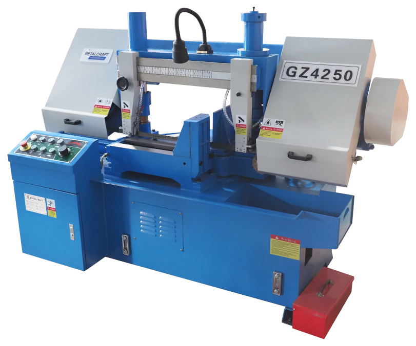 Полуавтоматический ленточнопильный станок с поворотной рамой MetalCraft GZ4250