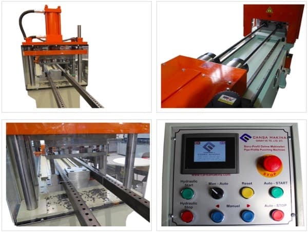 Станок для пробивки отверстий в трубе Cansa Makina PDM 3000