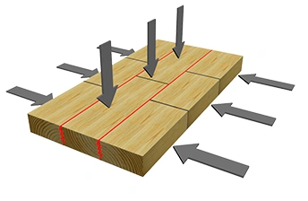 Пресс ТВЧ для склейки щита  HF systems 3200х1300