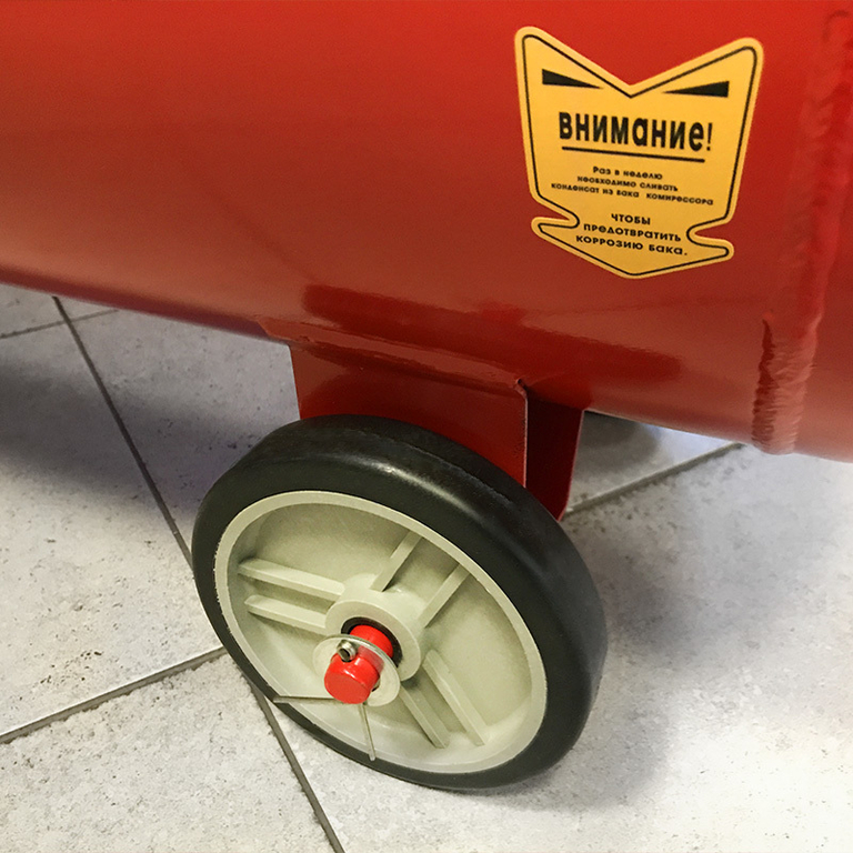 Воздушный компрессор Компрессор воздушный безмасляный, ресивер 100л