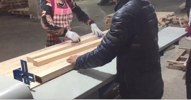 Автоматический станок для вырезки дефектов и торцовки EcoWood CFS-100 Pro