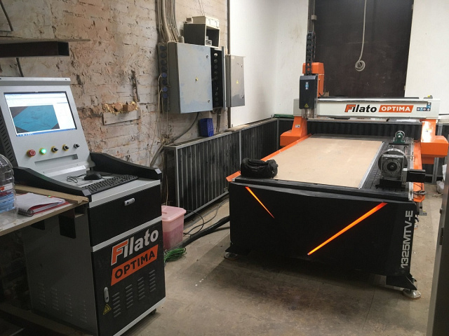 Фрезерно-гравировальный станок с ЧПУ Filato Optima 1325 MTV-E