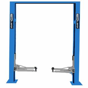 Подъемник двухстоечный KraftWell KRW4DLU_blue