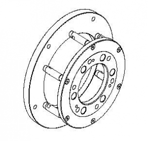 Comec AA0275 Адаптер к TD502  6 отверстий, 245 мм., MAH L2000, MB 815-817