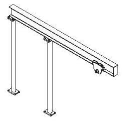 Comec PV1250 Подъемный кран  для подъема барабана