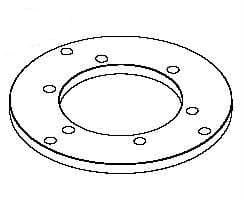 Comec AC5586 Адаптер 8 отверстий, для Mercedes D=312 мм..