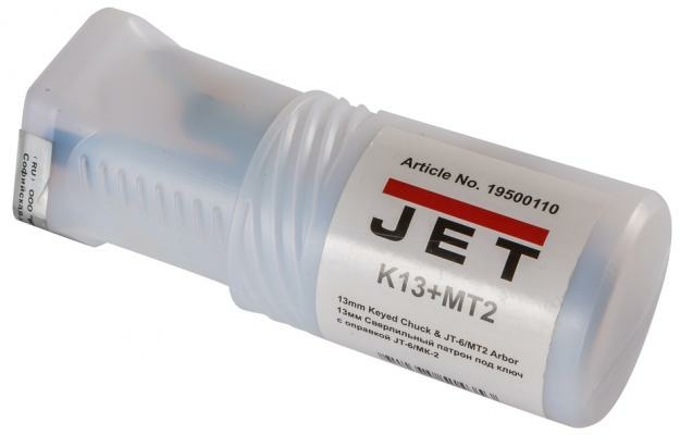 13мм Сверлильный патрон под ключ с оправкой JT-6/МК-2 (19500110)