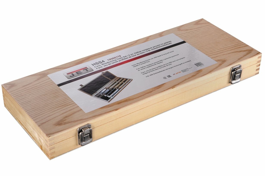 Набор токарных резцов JET, HSS 4 шт. (19500119)