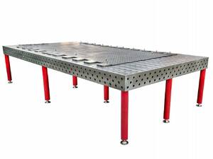 Чугунный сварочный стол 4*2*0.2 D28