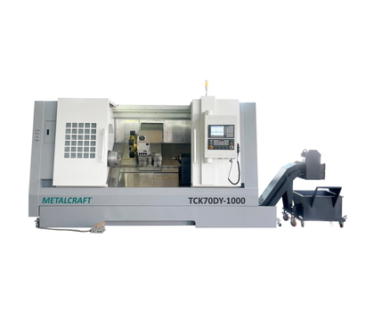 Горизонтальные токарные станки MetalCraft с ЧПУ TCK80-1500 c люнетом (TCK80-1500.F15/18.5.A2-11.12K.304T.L)