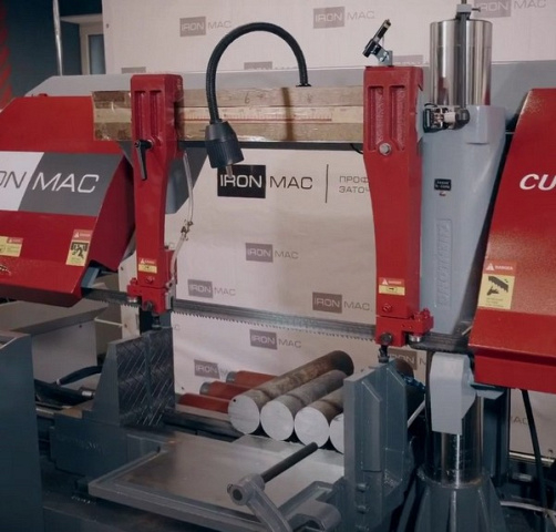 Полуавтоматический ленточнопильный станок IRONMAC CUT-400x700СSA