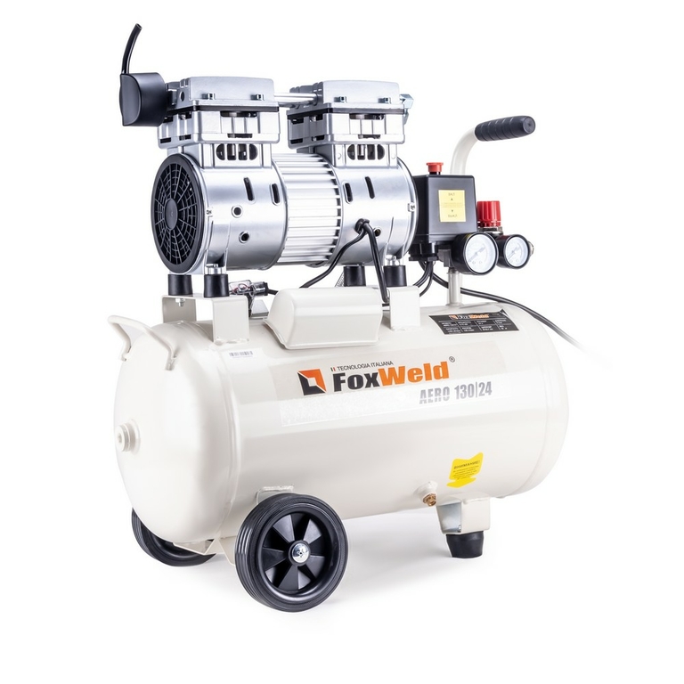 Безмасляный коаксиальный компрессор AERO 130/24 oil-free (пр-во FoxWeld/КНР)