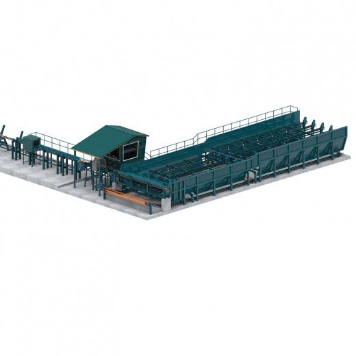 Линия сортировки бревна Cronver LSB 600