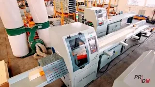 Автоматический торцовочный станок Saifan SF6060 (6 метров) с толкателем