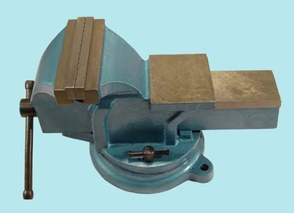 Тиски Слесарные 125 мм (5") стальные поворотные с наковальней (LT98005) "CNIC" (упакованы по 2шт.)