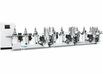 Автоматический шлифовальный станок для погонажных изделий KDT L-S2W7