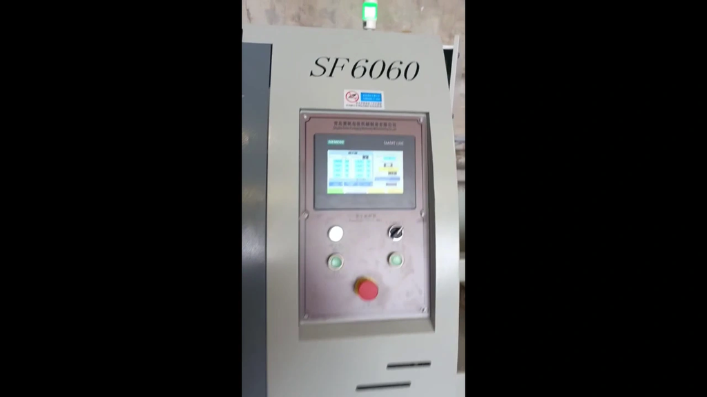 Автоматический торцовочный станок Saifan SF6060 (6 метров) с толкателем