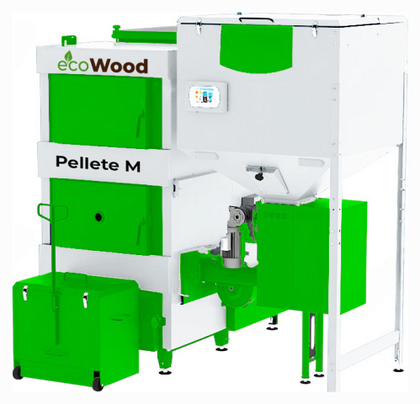 Котел пеллетный с двумя шнеками EcoWood Pellet 150 M