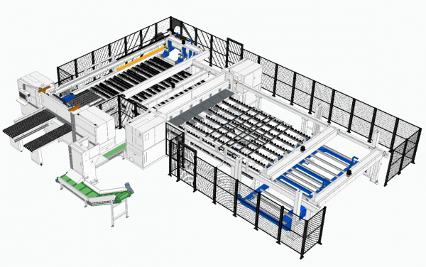 Угловой форматно-раскроечный центр с ЧПУ KDT KS-4522HLS