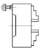 Патрон токарный d 200 мм 3-х кулачковый тип 3234 DIN 55027  условный конус 6 (аналог Польского) "CNIC" (PS3-200/С6)