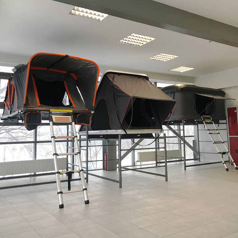 Палатка-Comfort+ на крышу автомобиля серии "Level UP"