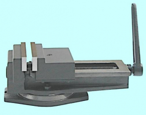 Тиски Станочные 250мм чугунные повор. с открытым винтом, ход 280мм Q13 (QB) 250 "CNIC"
