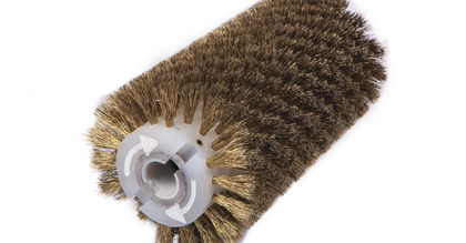 Брашировальная щетка валик Д130х250мм, ворс корд сталь латун. жгут d0,30 (RB.1020.COR)