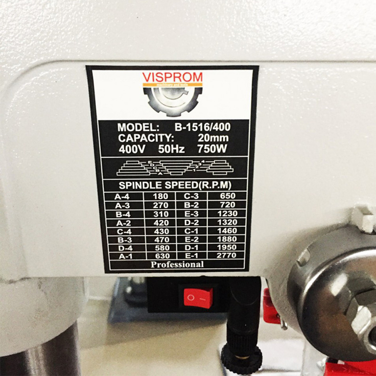 Сверлильный станок Proma B-1516/400 (39001100)