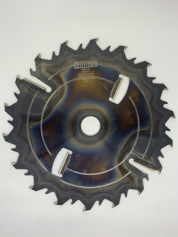 Пила дисковая 450 x 50 x 4,8/3,2 Z = 18 + 4 PI-130 SMD Series 1