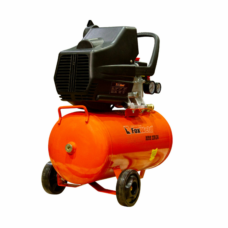 Масляный коаксиальный компрессор AERO 220/24 с комплектом (пр-во FoxWeld/КНР)