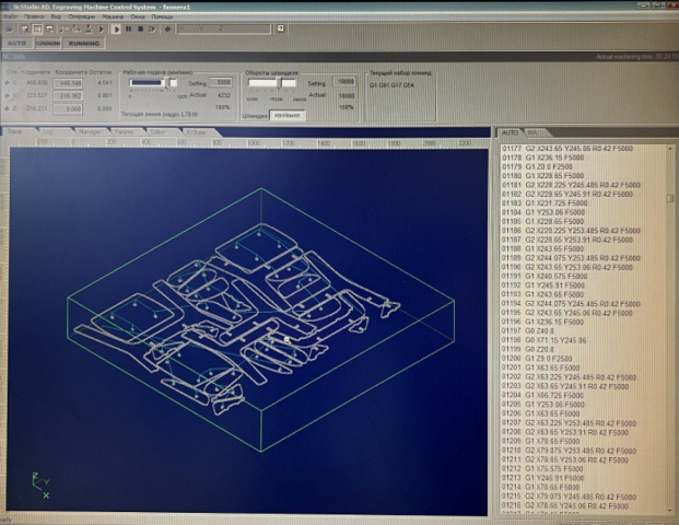 Фрезерно-гравировальный станок с ЧПУ Filato Optima 1325 PTV-PRO