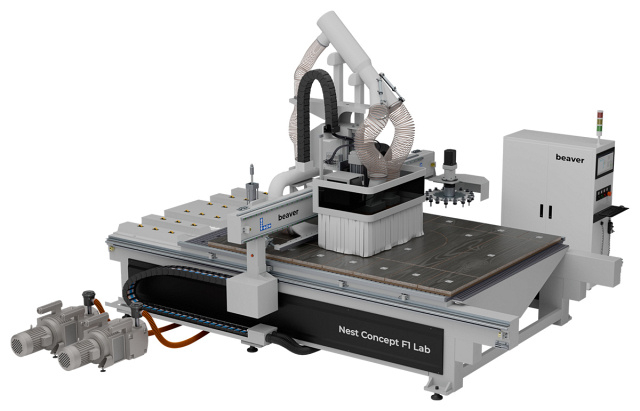 Фрезерный обрабатывающий центр с ЧПУ Beaver NEST CONCEPT F1 LAB