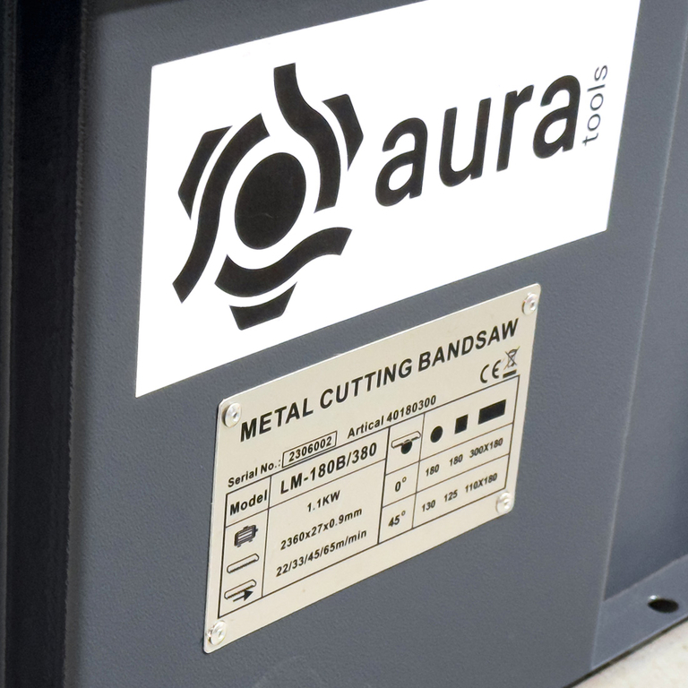 Ленточнопильный станок AURA LM-180B/380 (40180300)