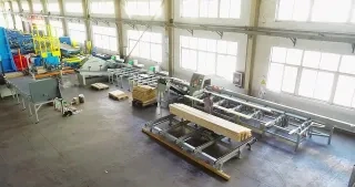 Автоматический торцовочный станок Saifan SF6060 (6 метров) с толкателем