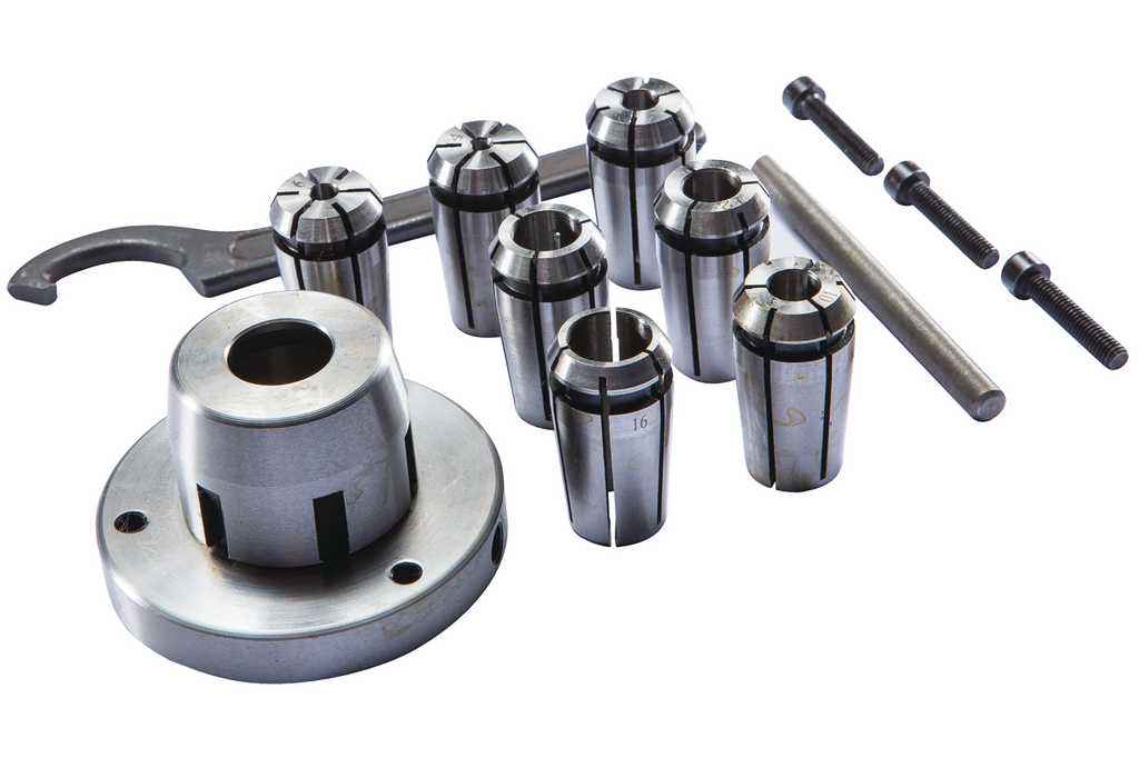 Цанговый патрон с цангами 4, 6, 8, 10, 12, 14, 16 мм (50000921)