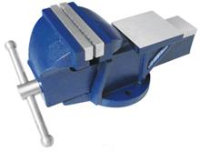 Тиски Слесарные 125 мм (5") стальные неповоротные усиленные с наковальней (LT89105) "CNIC" (упакованы по 2шт.)