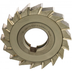 Фреза дисковая 3-х сторонняя 125х 8х32, Z=12 Т15К6 с разнонаправл.зубьями "CNIC"
