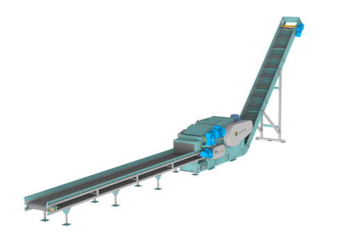 Барабанная рубительная машина Cronver BRM 45