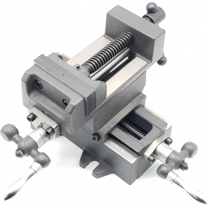 Тиски Станочные   75мм координатные с 2-мя суппортами (Q97-80) "CNIC"